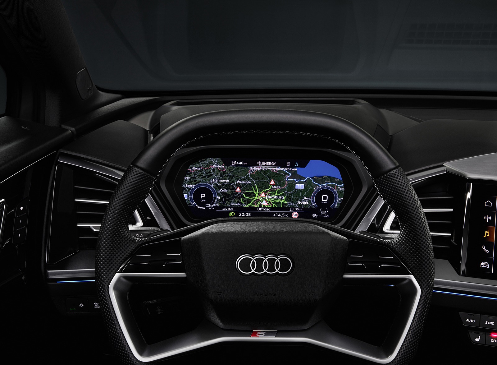 2022 Audi Q4 e-tron Digital Instrument Cluster Wallpapers #161 of 183