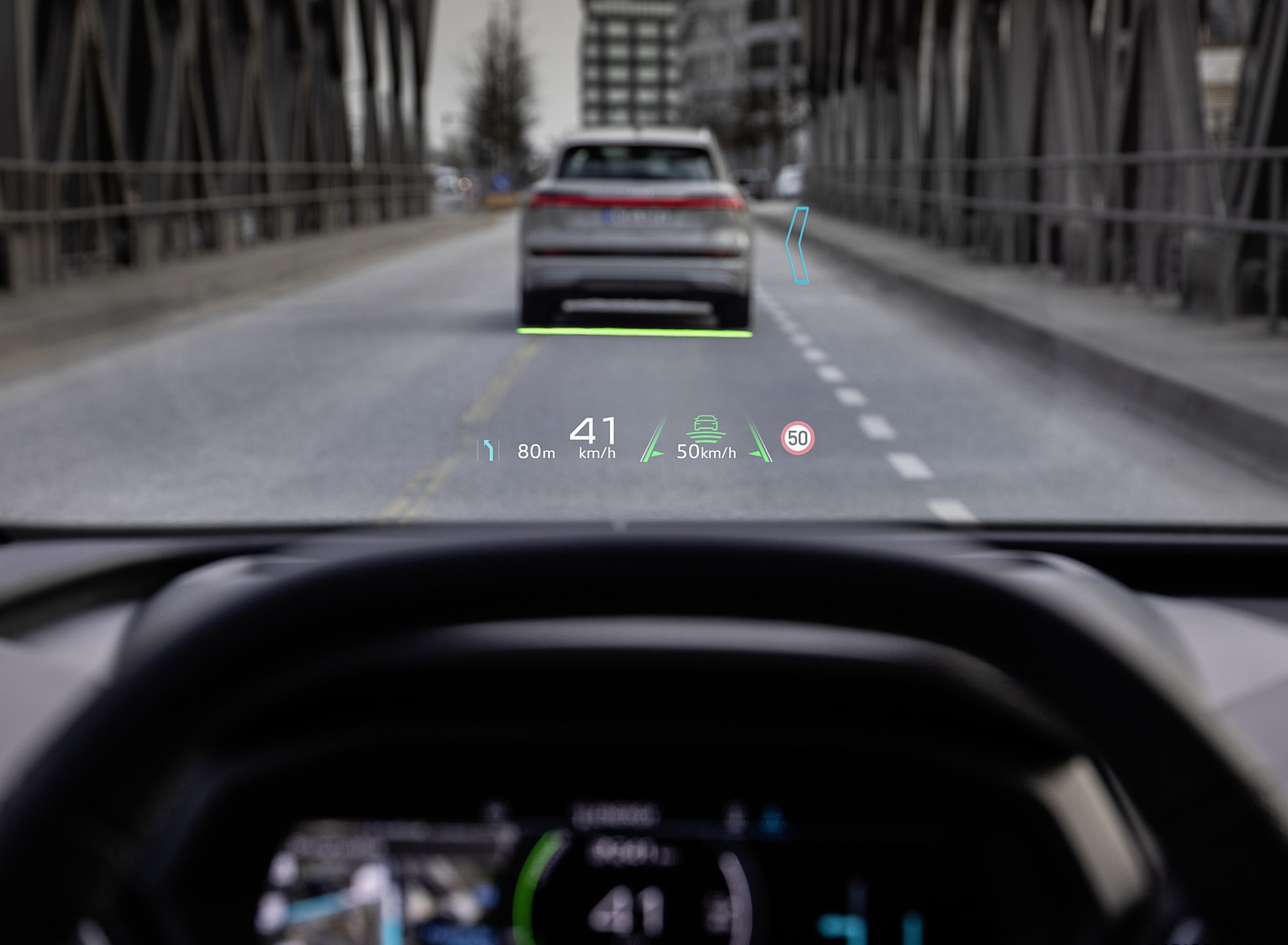 2022 Audi Q4 e-tron Head-up-Display Wallpapers #151 of 183