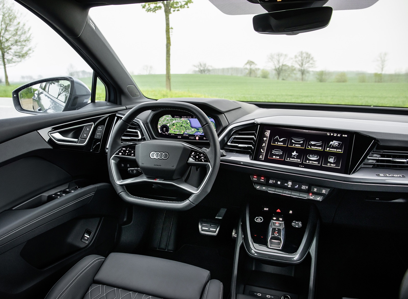 2022 Audi Q4 e-tron Interior Cockpit Wallpapers #26 of 183