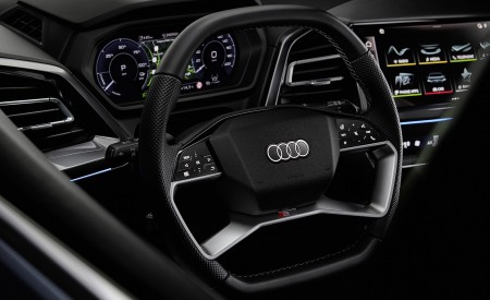 2022 Audi Q4 e-tron Interior Steering Wheel Wallpapers  450x275 (155)