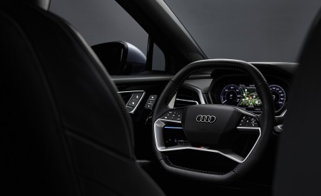 2022 Audi Q4 e-tron Interior Steering Wheel Wallpapers 450x275 (153)