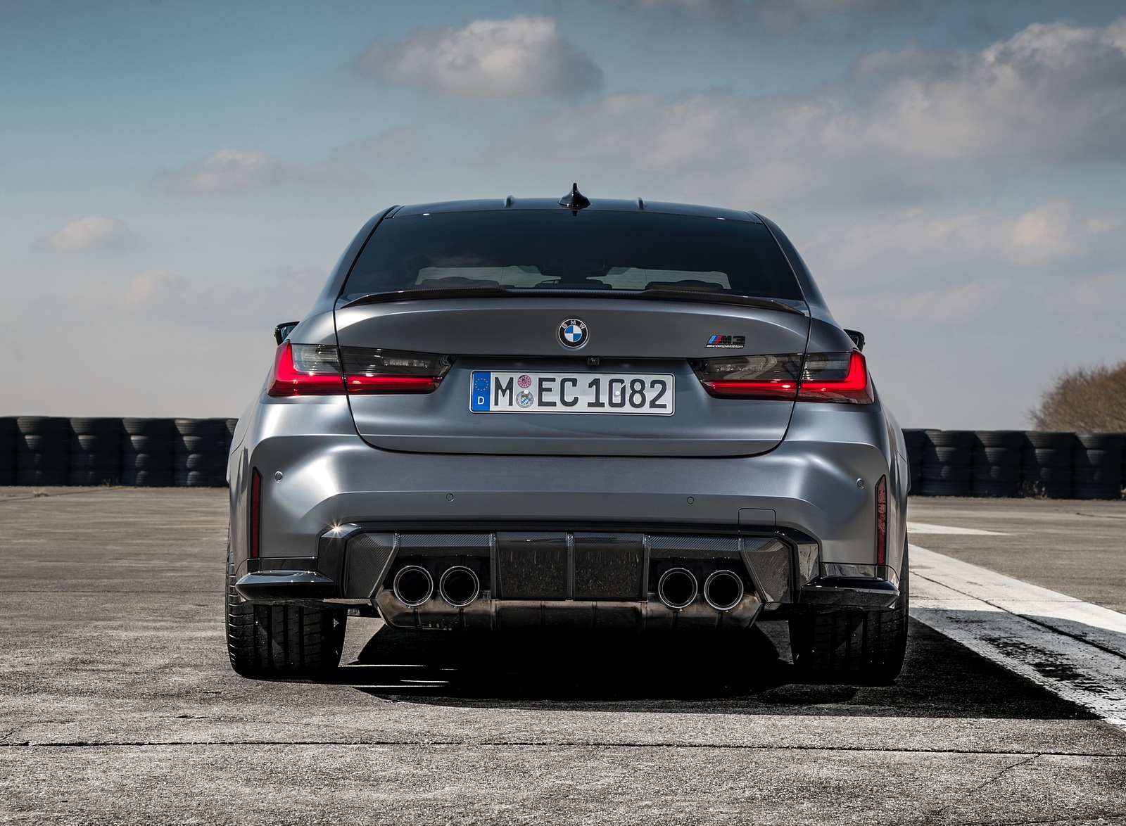 2022 BMW M3 Competition M xDrive Rear Wallpapers #36 of 44