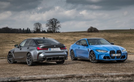 2022 BMW M3 Competition M xDrive and M4 Competition M xDrive Wallpapers 450x275 (22)