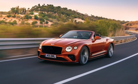 2022 Bentley Continental GT Speed Convertible Front Three-Quarter Wallpapers  450x275 (46)