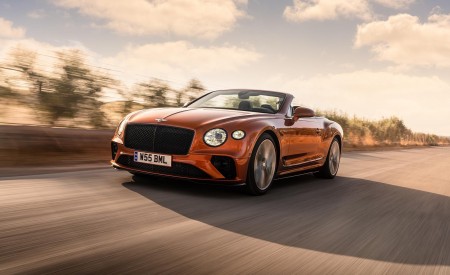 2022 Bentley Continental GT Speed Convertible Front Three-Quarter Wallpapers 450x275 (55)