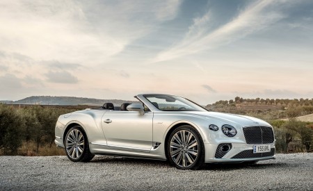 2022 Bentley Continental GT Speed Convertible Front Three-Quarter Wallpapers 450x275 (33)