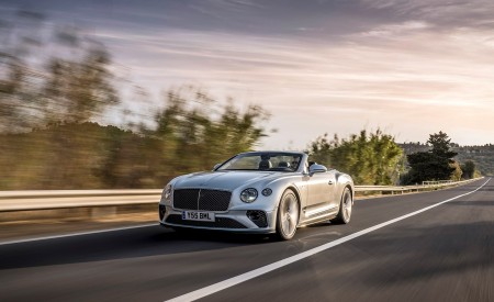 2022 Bentley Continental GT Speed Convertible Front Three-Quarter Wallpapers 450x275 (24)