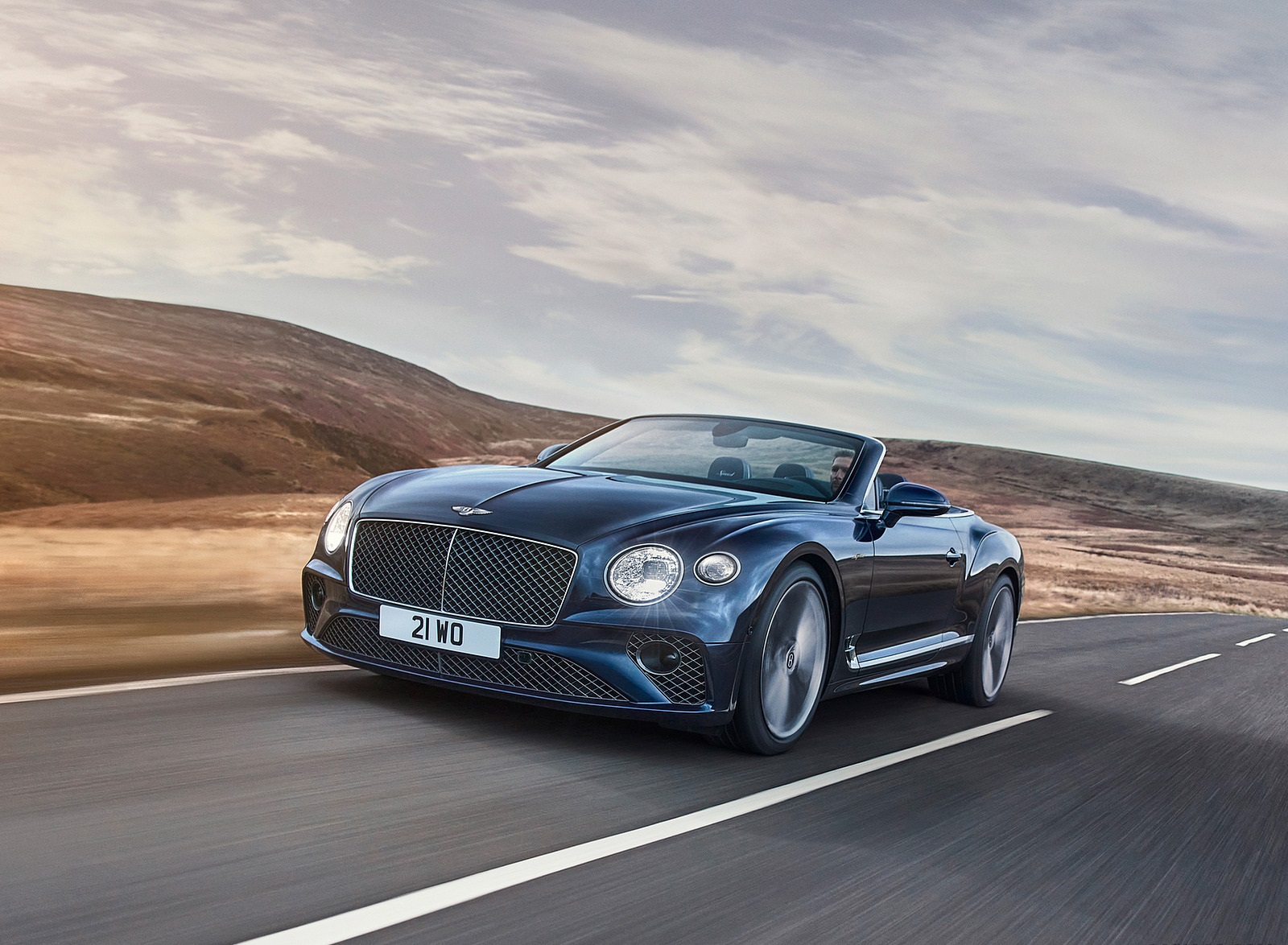 2022 Bentley Continental GT Speed Convertible Front Wallpapers (1)