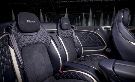 2022 Bentley Continental GT Speed Convertible Interior Rear Seats Wallpapers 450x275 (21)