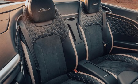 2022 Bentley Continental GT Speed Convertible Interior Rear Seats Wallpapers 450x275 (40)