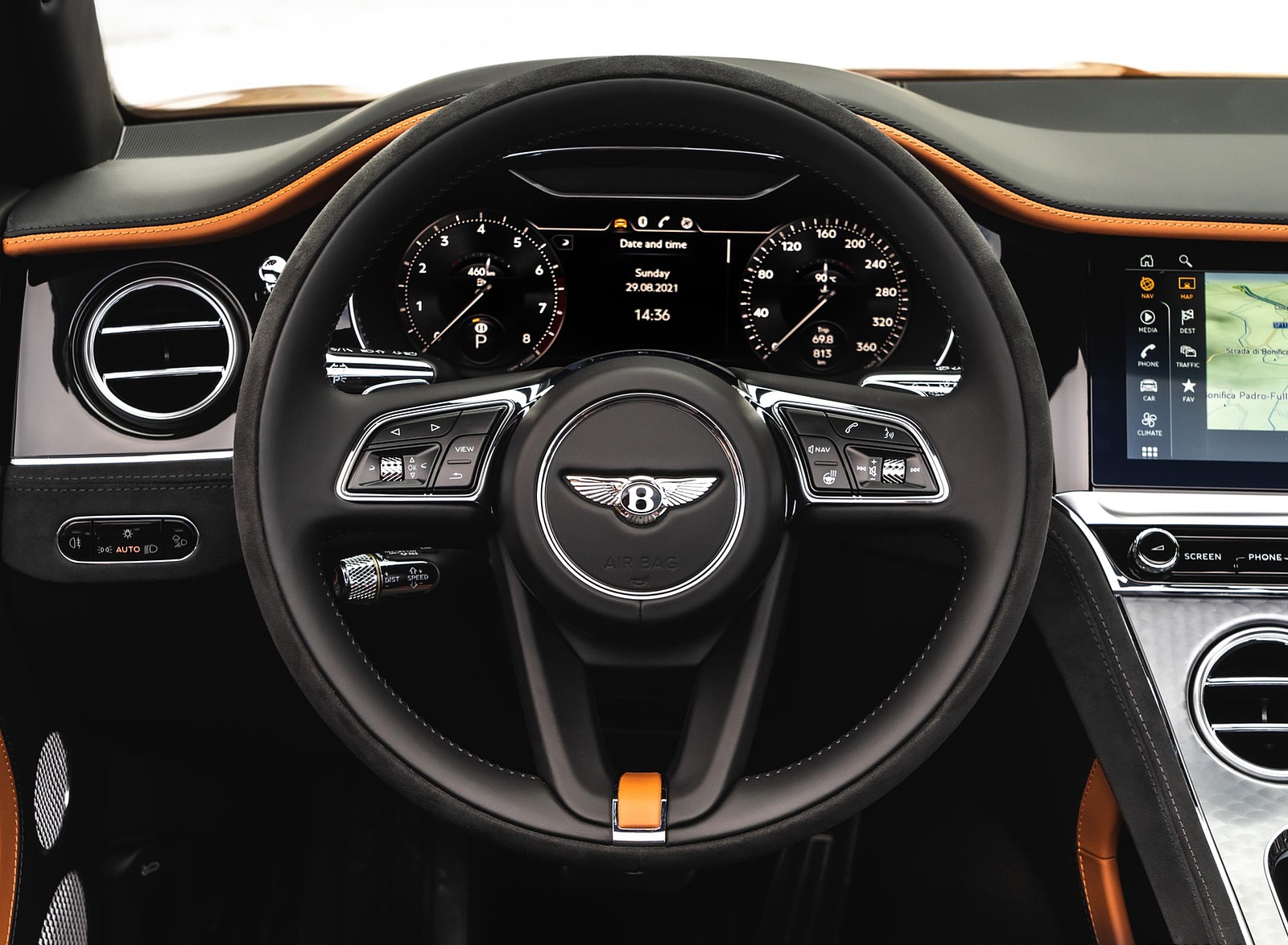 2022 Bentley Continental GT Speed Convertible Interior Steering Wheel Wallpapers #70 of 75