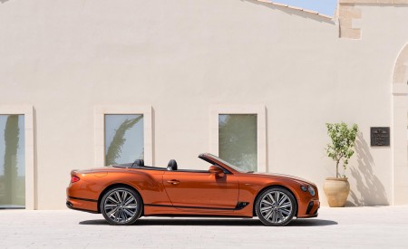 2022 Bentley Continental GT Speed Convertible Side Wallpapers  450x275 (61)