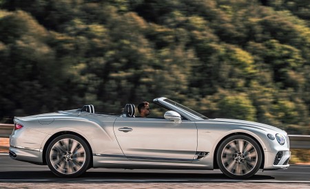 2022 Bentley Continental GT Speed Convertible Side Wallpapers 450x275 (31)