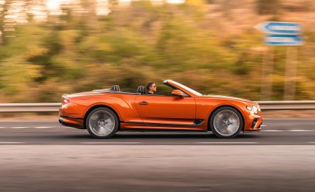 2022 Bentley Continental GT Speed Convertible Side Wallpapers 450x275 (57)
