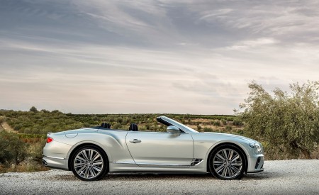 2022 Bentley Continental GT Speed Convertible Side Wallpapers 450x275 (35)
