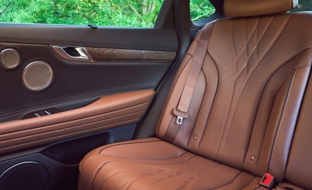 2022 Genesis Electrified G80 Interior Rear Seats Wallpapers 450x275 (66)