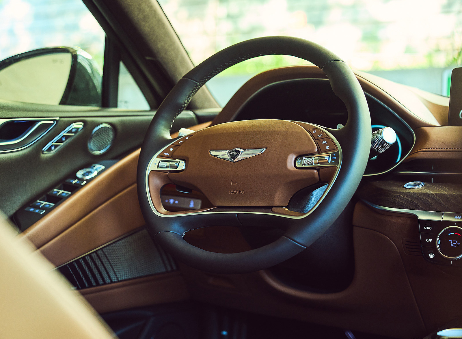 2022 Genesis Electrified G80 Interior Steering Wheel Wallpapers  #57 of 75