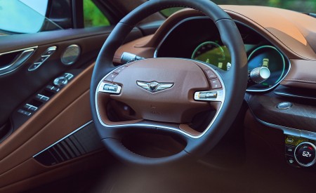 2022 Genesis Electrified G80 Interior Steering Wheel Wallpapers 450x275 (58)