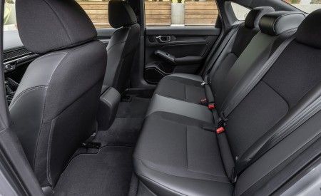 2022 Honda Civic Sedan Sport Interior Rear Seats Wallpapers 450x275 (23)