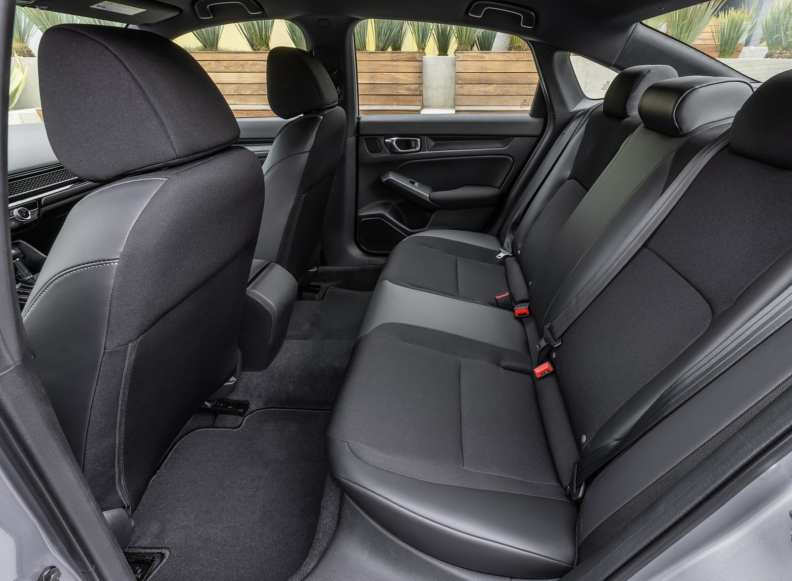 2022 Honda Civic Sedan Sport Interior Rear Seats Wallpapers #23 of 43