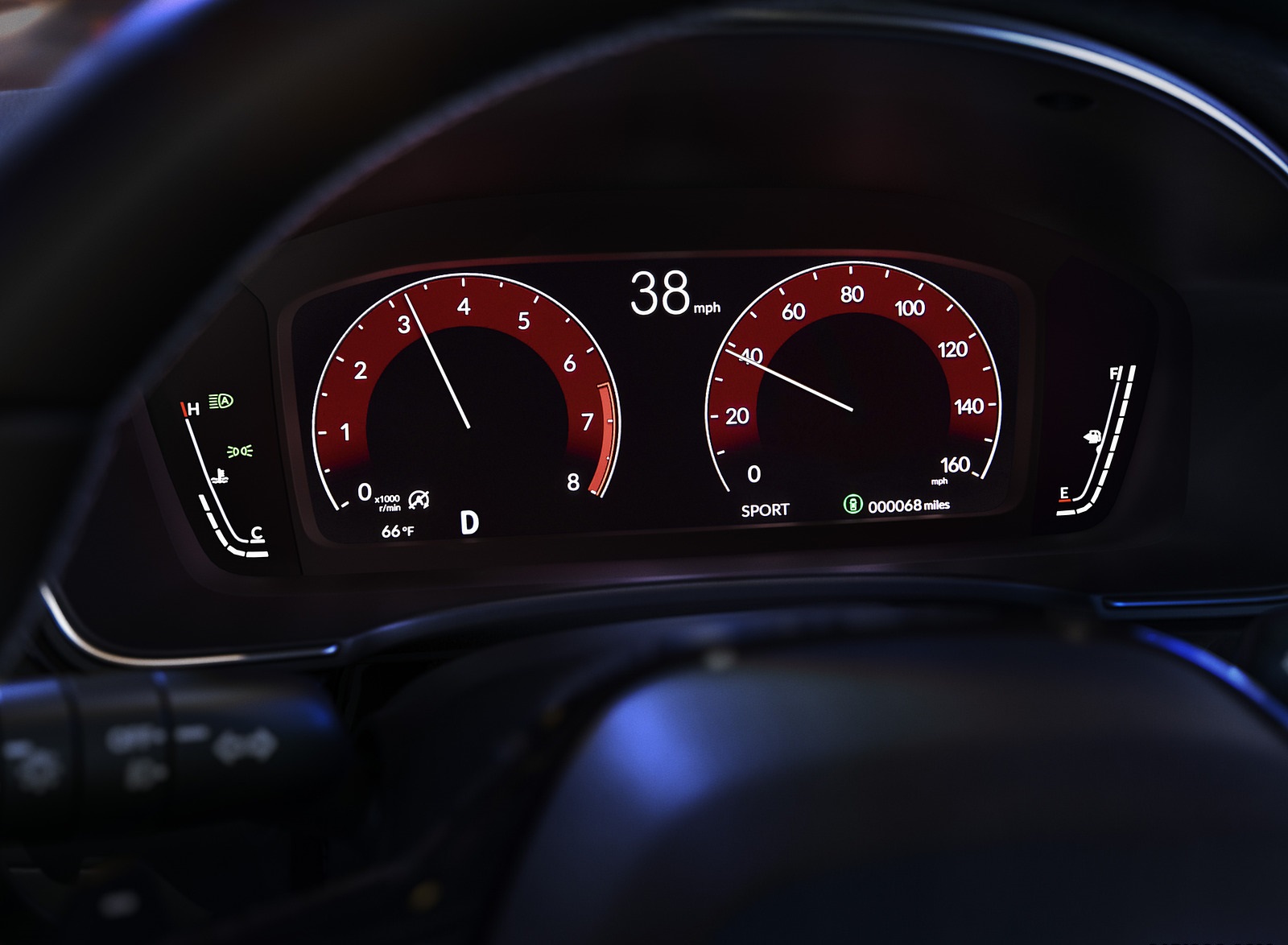 2022 Honda Civic Sport Instrument Cluster Wallpapers #39 of 43