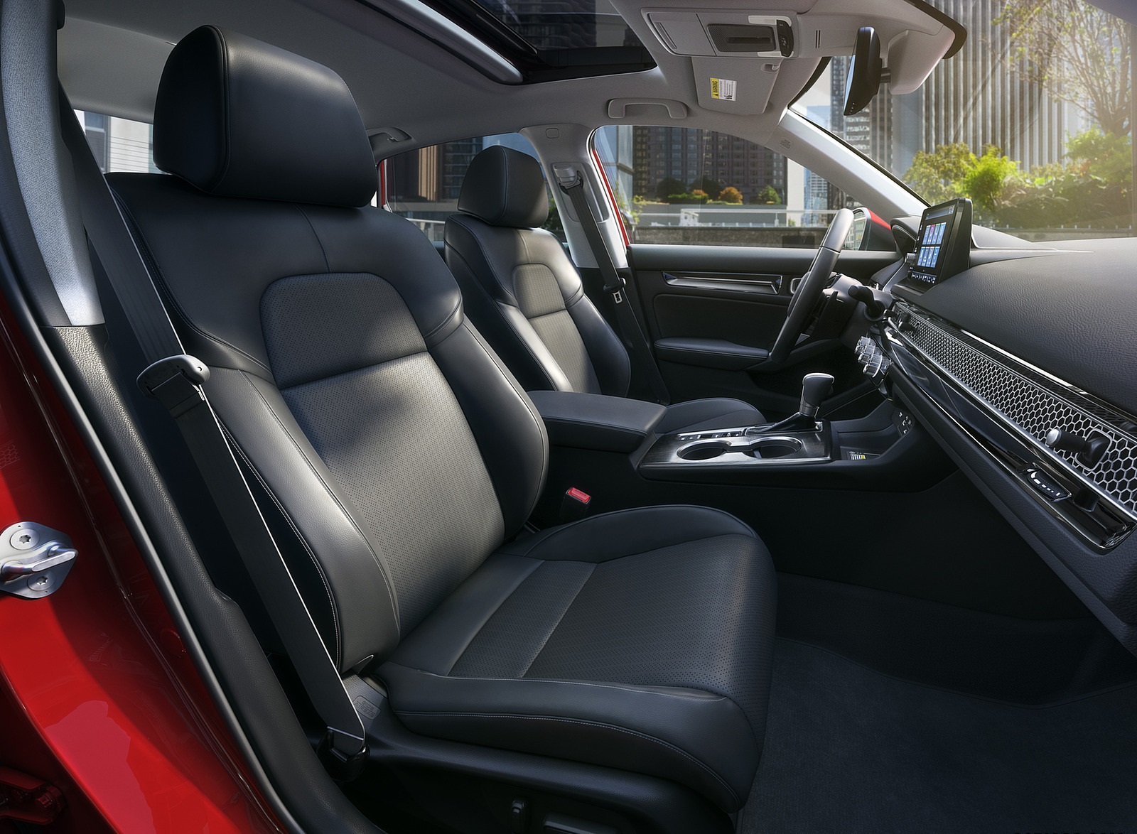 2022 Honda Civic Sport Interior Front Seats Wallpapers #36 of 43