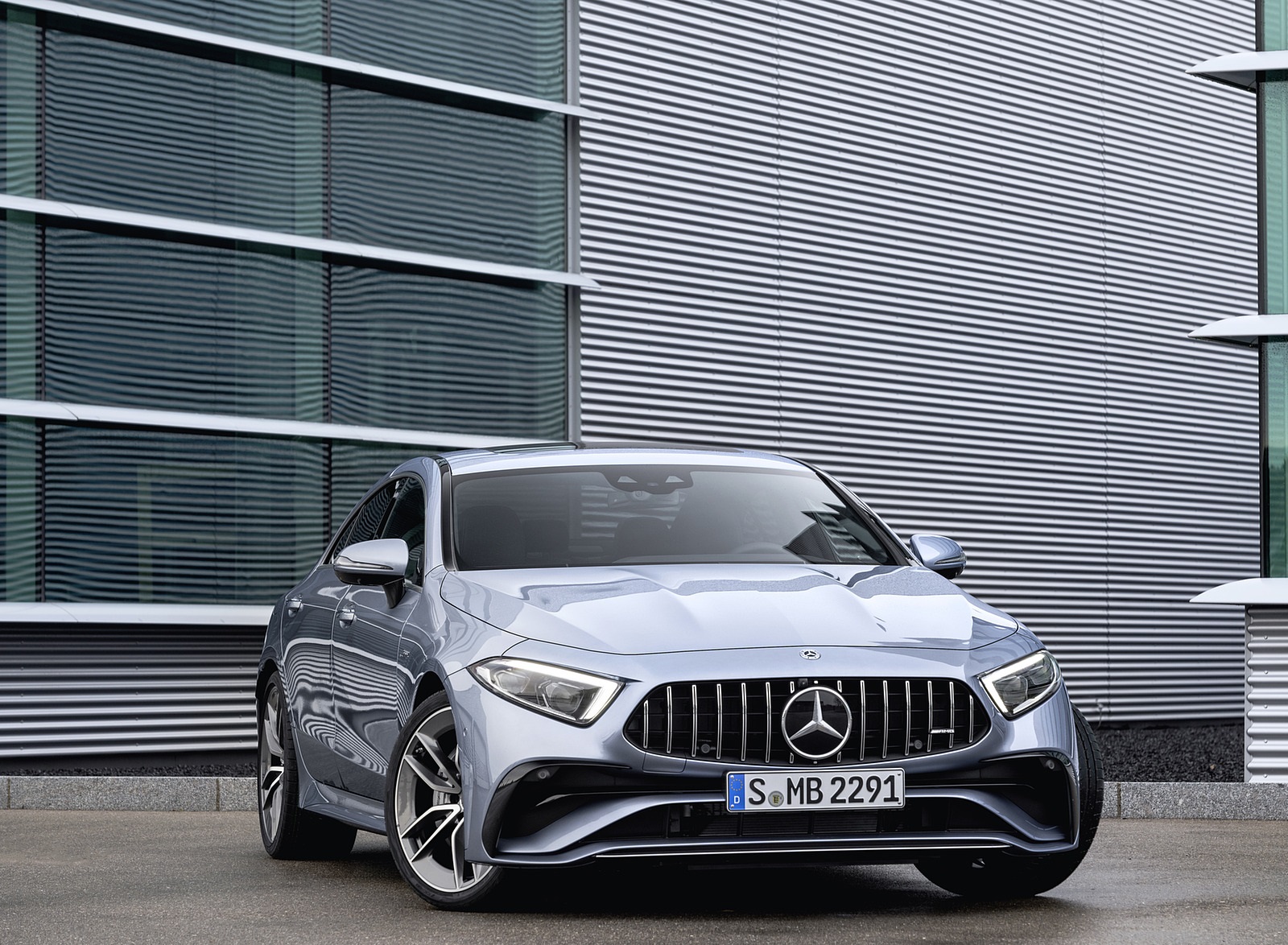 2022 Mercedes-AMG CLS 53 4MATIC+ (Color: Azur Light Blue) Front Wallpapers #22 of 34