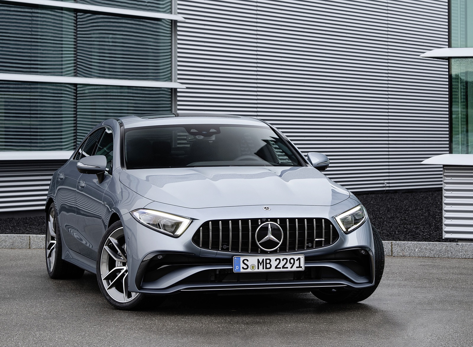 2022 Mercedes-AMG CLS 53 4MATIC+ (Color: Azur Light Blue) Front Wallpapers #23 of 34