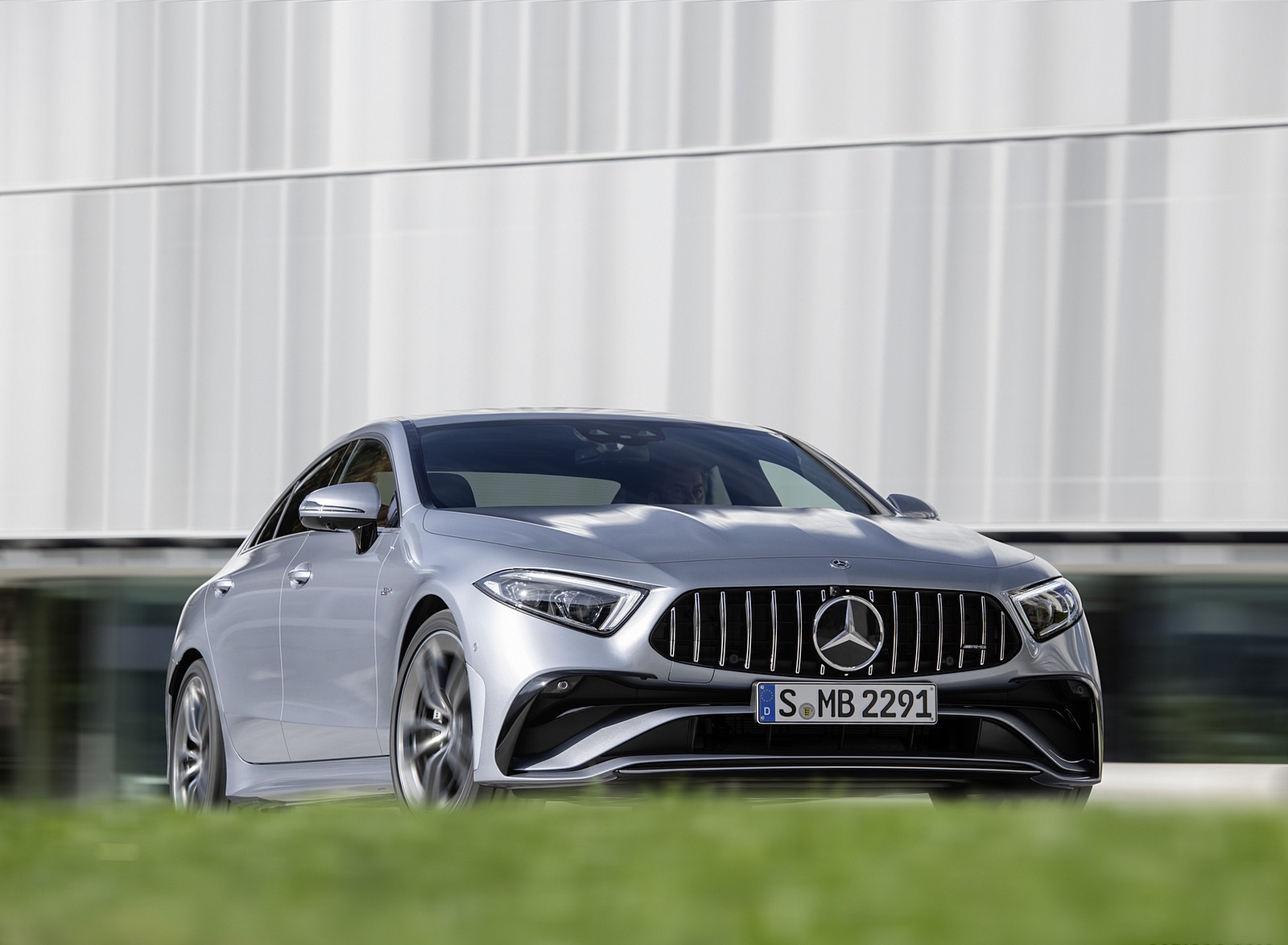 2022 Mercedes-AMG CLS 53 4MATIC+ (Color: Azur Light Blue) Front Wallpapers #13 of 34