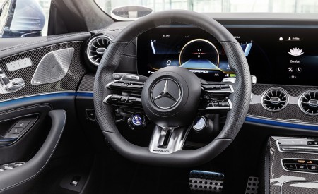 2022 Mercedes-AMG CLS 53 4MATIC+ (Color: Azur Light Blue) Interior Steering Wheel Wallpapers 450x275 (30)