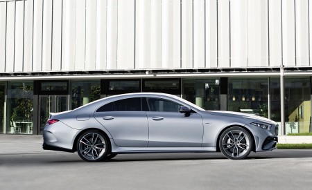 2022 Mercedes-AMG CLS 53 4MATIC+ (Color: Azur Light Blue) Side Wallpapers 450x275 (19)