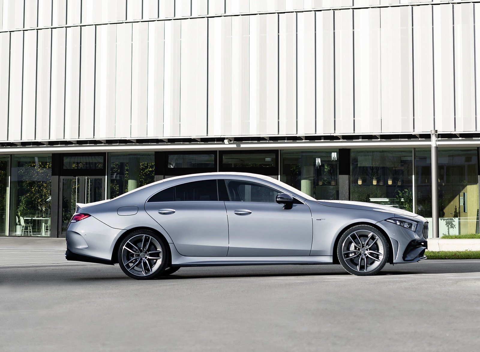 2022 Mercedes-AMG CLS 53 4MATIC+ (Color: Azur Light Blue) Side Wallpapers #19 of 34