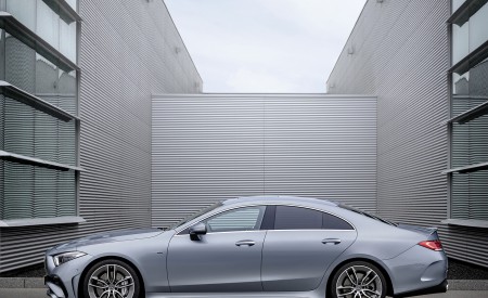 2022 Mercedes-AMG CLS 53 4MATIC+ (Color: Azur Light Blue) Side Wallpapers 450x275 (26)