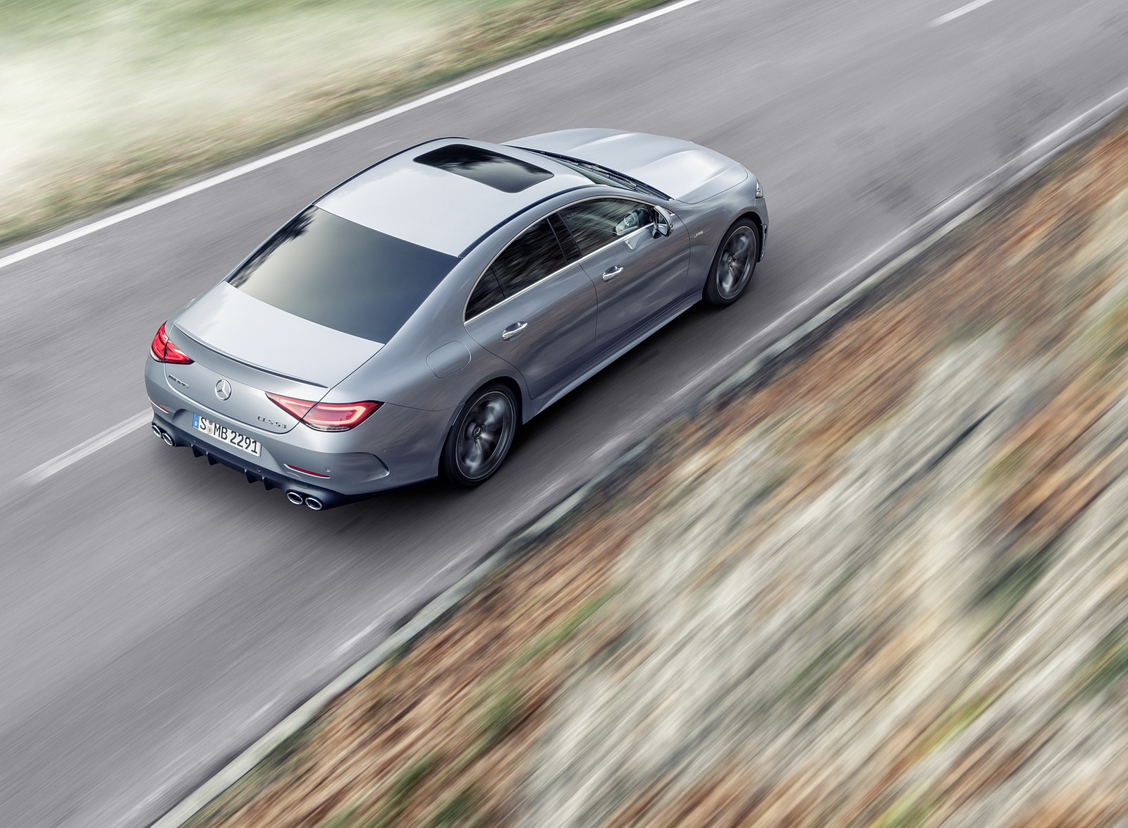 2022 Mercedes-AMG CLS 53 4MATIC+ (Color: Azur Light Blue) Top Wallpapers (8)