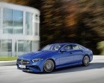 2022 Mercedes-Benz CLS AMG Line (Color: Spectral Blue Metallic) Front Three-Quarter Wallpapers 150x120 (1)