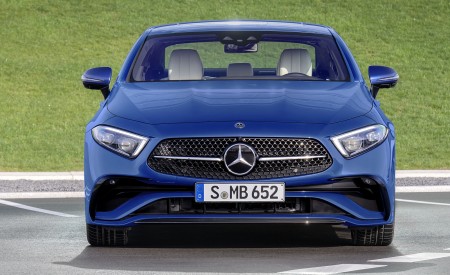 2022 Mercedes-Benz CLS AMG Line (Color: Spectral Blue Metallic) Front Wallpapers 450x275 (14)