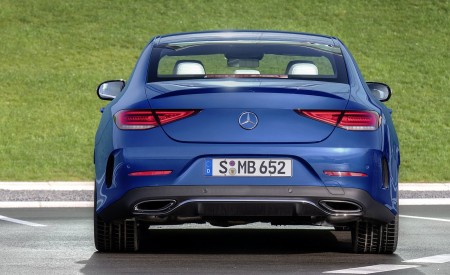 2022 Mercedes-Benz CLS AMG Line (Color: Spectral Blue Metallic) Rear Wallpapers 450x275 (16)