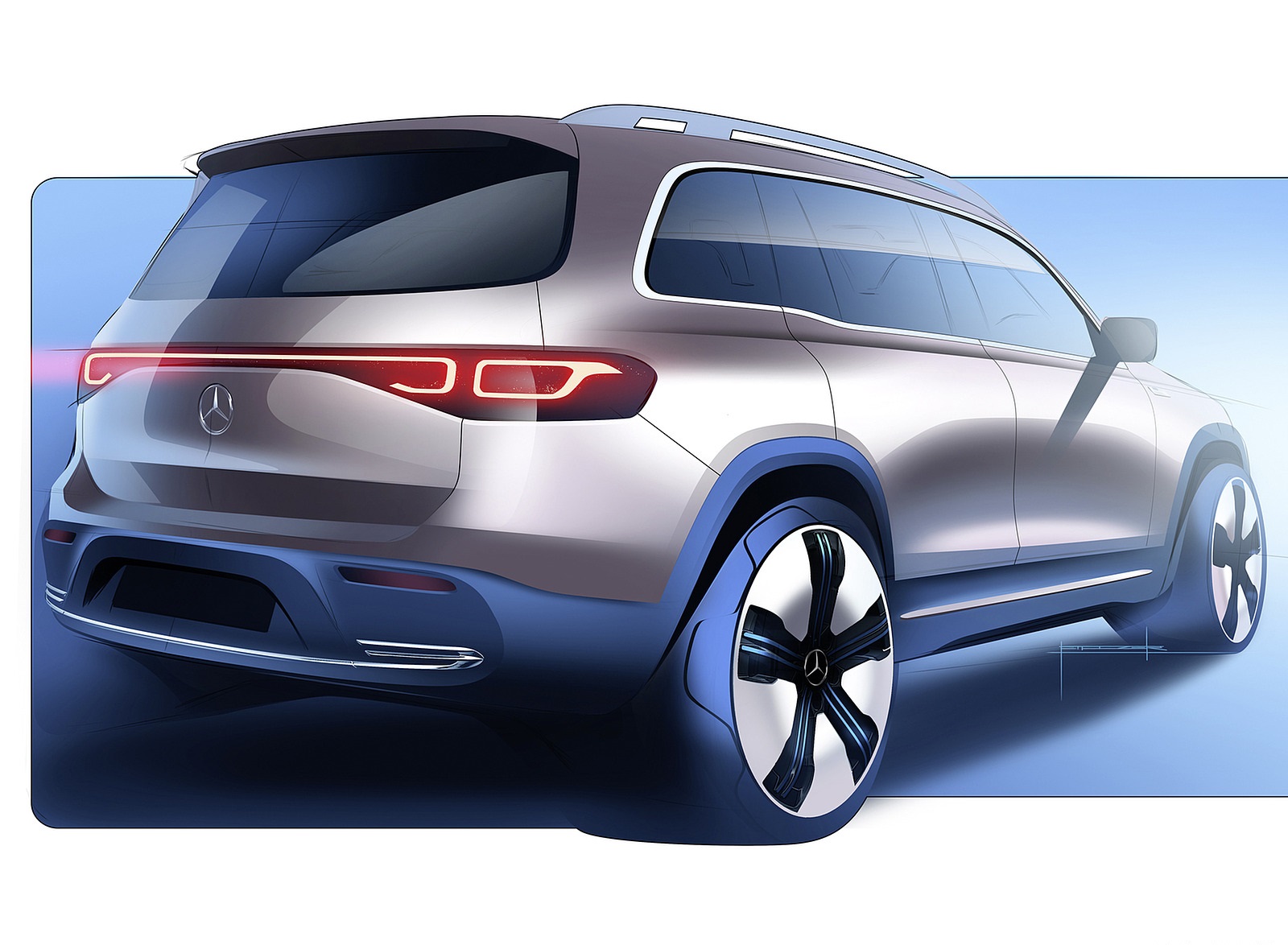 2022 Mercedes-Benz EQB Design Sketch Wallpapers #43 of 178