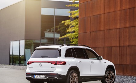 2022 Mercedes-Benz EQB Edition 1 (Color: Digital White) Rear Three-Quarter Wallpapers 450x275 (12)