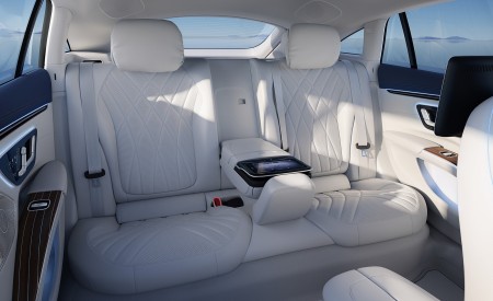 2022 Mercedes-Benz EQS 450+ Interior Rear Seats Wallpapers 450x275 (86)