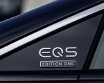2022 Mercedes-Benz EQS 580 4MATIC AMG-Line Edition 1 (Color: High-Tech Silver Obsidian Black) Badge Wallpapers 150x120