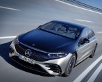 2022 Mercedes-Benz EQS 580 4MATIC AMG-Line Edition 1 (Color: High-Tech Silver Obsidian Black) Front Wallpapers 150x120