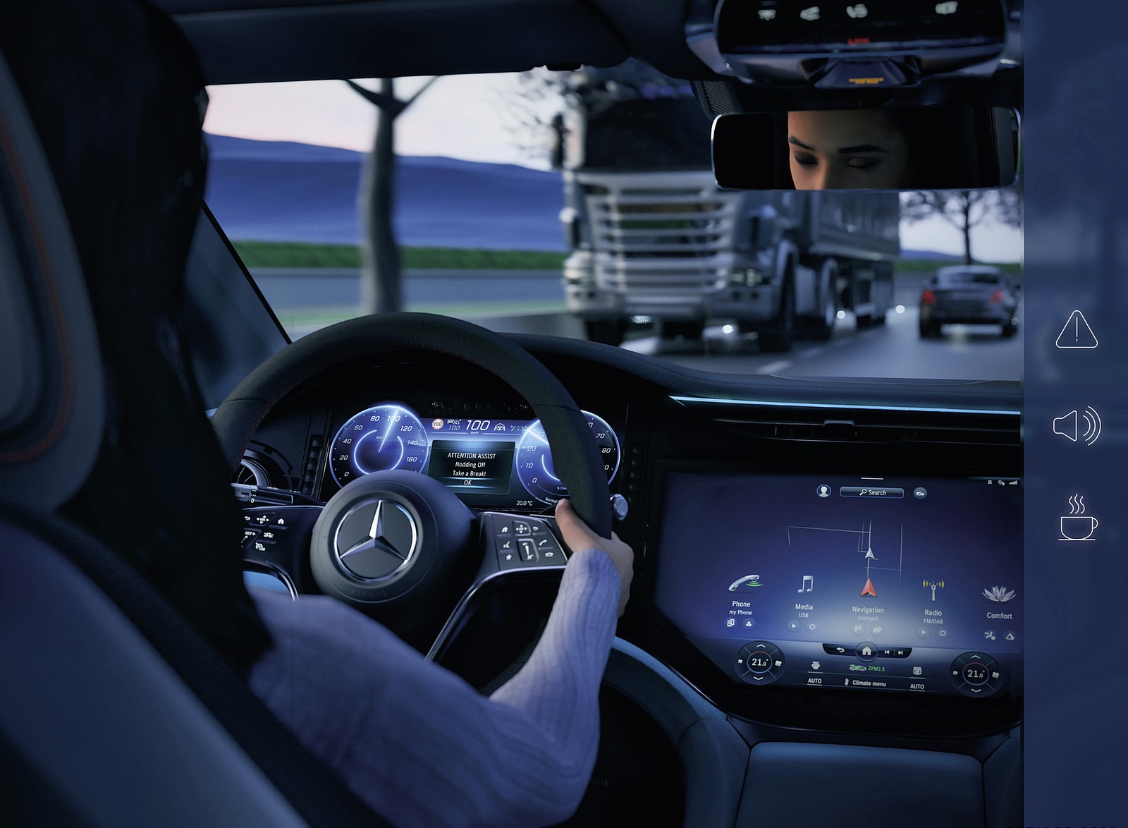 2022 Mercedes-Benz EQS ATTENTION ASSIST Wallpapers #94 of 142