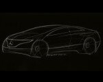 2022 Mercedes-Benz EQS Design Sketch Wallpapers 150x120