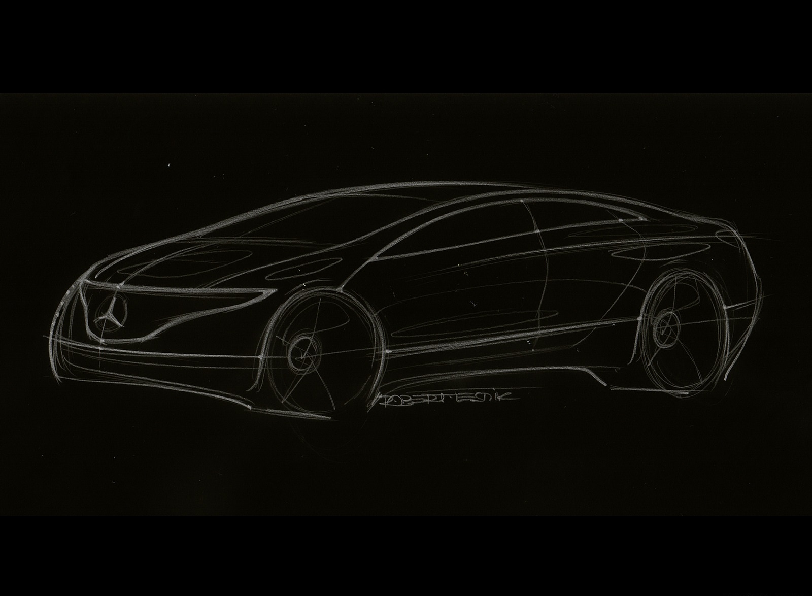 2022 Mercedes-Benz EQS Design Sketch Wallpapers #141 of 142