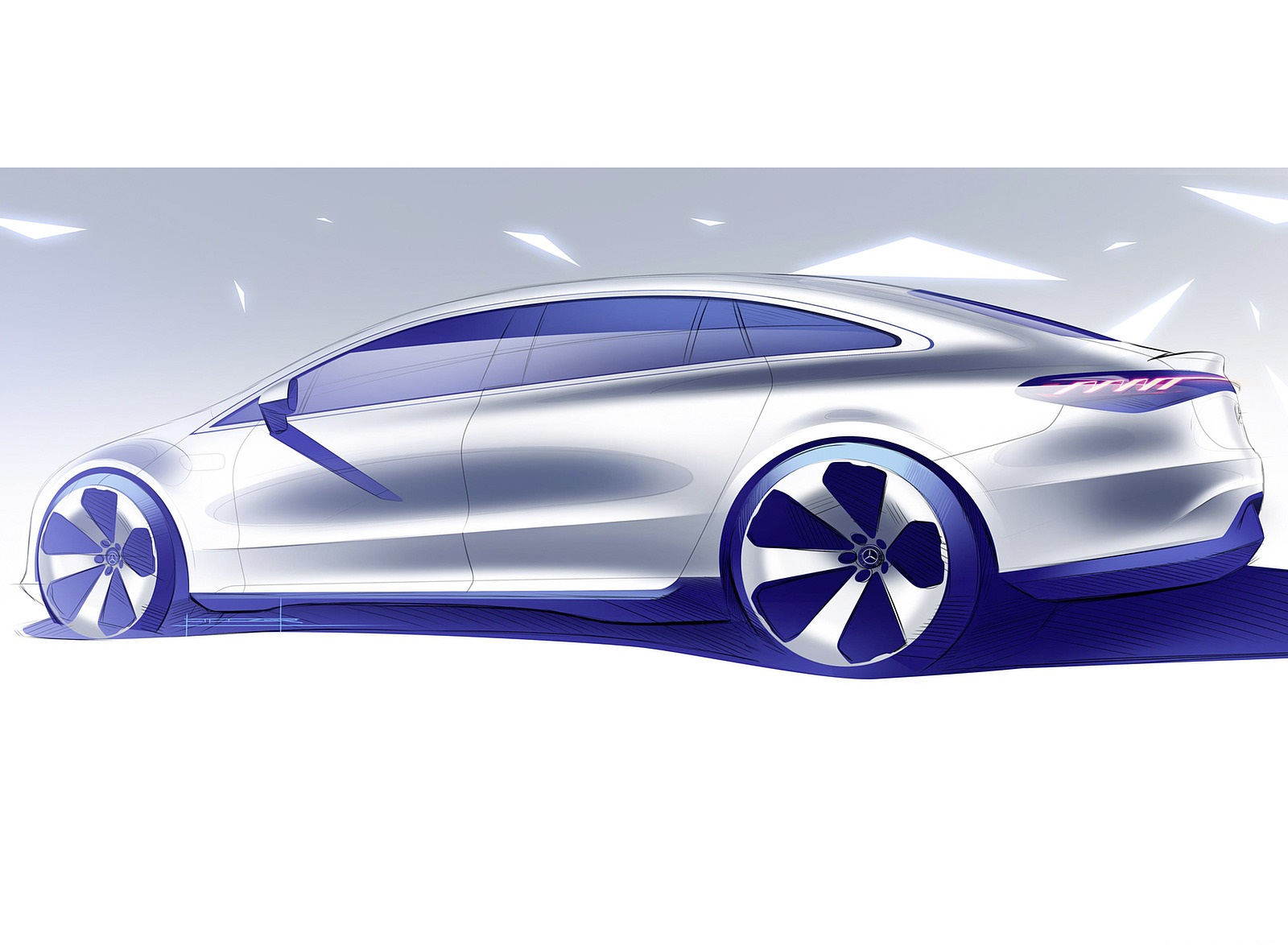 2022 Mercedes-Benz EQS Design Sketch Wallpapers #138 of 142