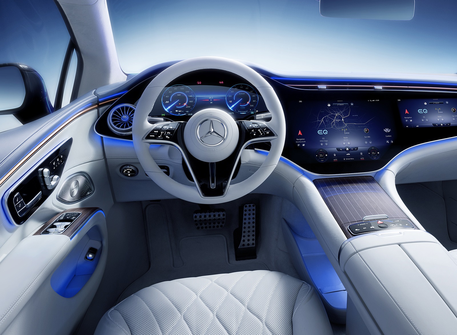 2022 Mercedes-Benz EQS Interior Cockpit Wallpapers #59 of 142
