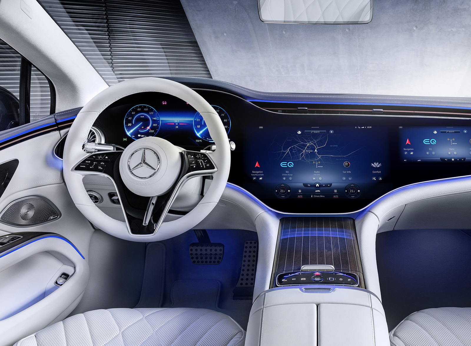 2022 Mercedes-Benz EQS Interior Cockpit Wallpapers #60 of 142