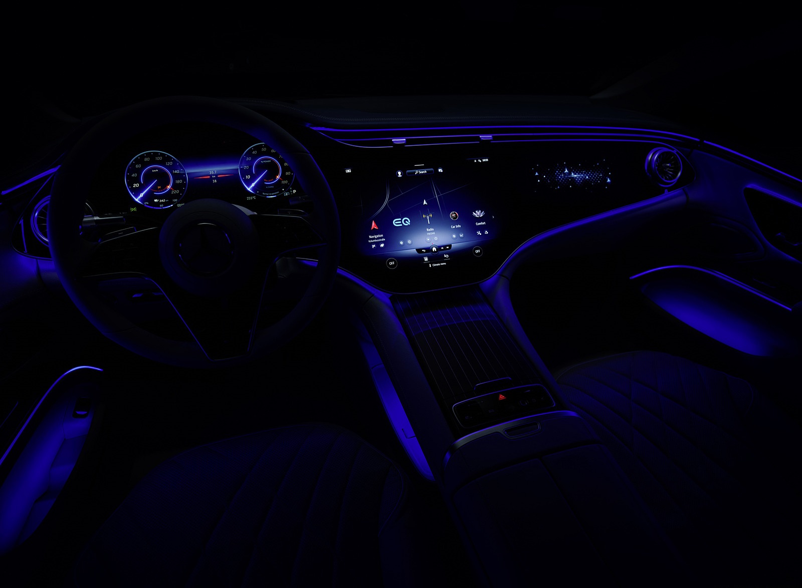 2022 Mercedes-Benz EQS Interior Wallpapers  #49 of 142