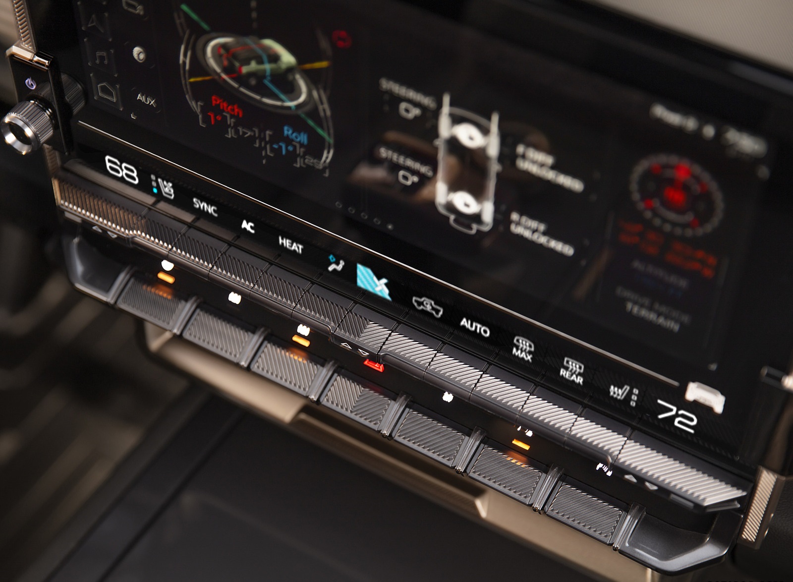 2024 GMC HUMMER EV SUV Central Console Wallpapers #36 of 52